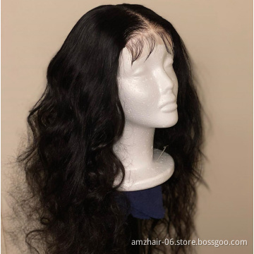 Loose Wave Raw Brazilian 100% Virgin Human Hair Full Lace Frontal Wig For Black Women Wholesale Natural Hair Hd Lace Closure Wig